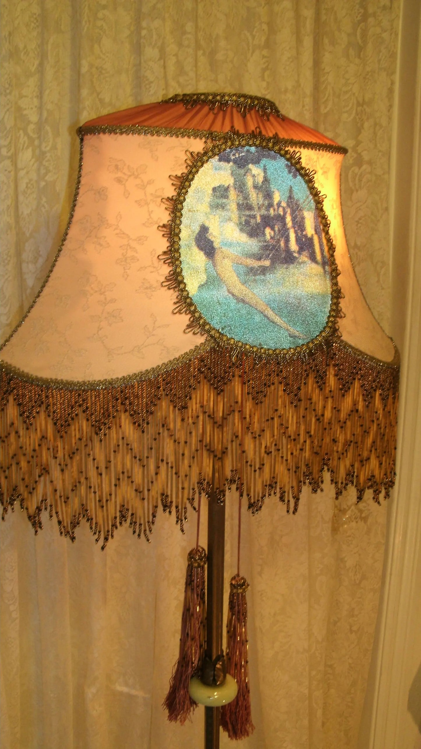Maxfield Parrish "Castles in the Sky" Vintage Style Lampshade