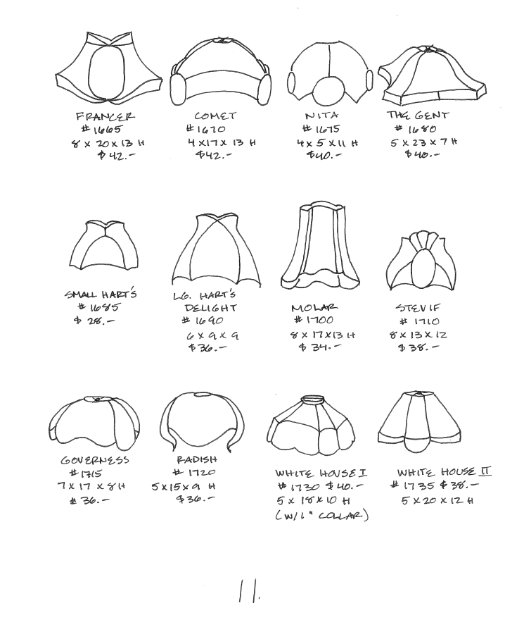 Handmade Victorian Lampshade