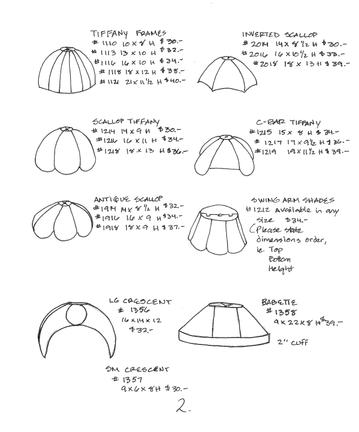 Handmade Victorian Lampshade