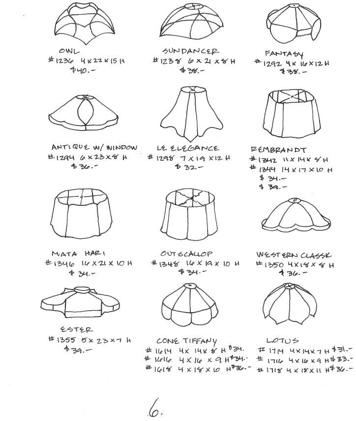 Handmade Victorian Lampshade